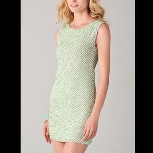 ALICE + OLIVIA Green Sequin Mini Dress Size 8